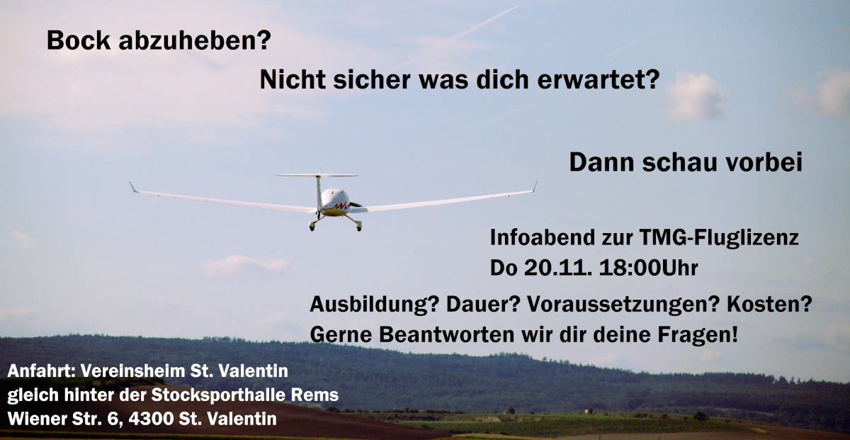 Infoabend valentin-flugsportverein-pilotenausbildung